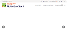 Tablet Screenshot of energyframeworks.com